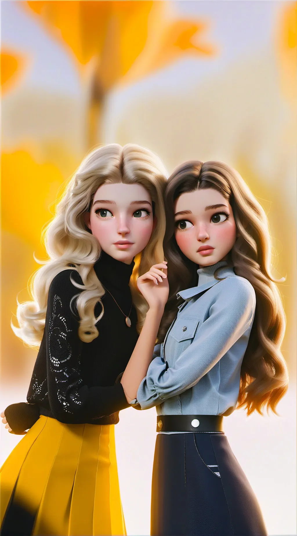 ai character: Rhiannon × Eleana background