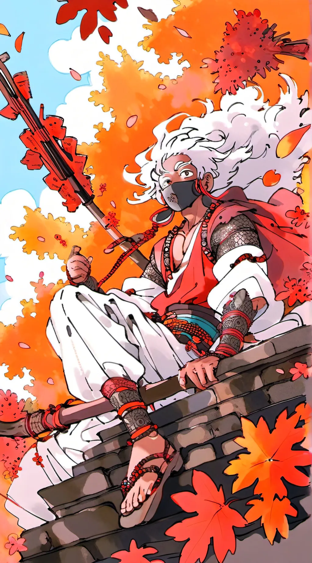 ai character: Luffy !? 🤨 background