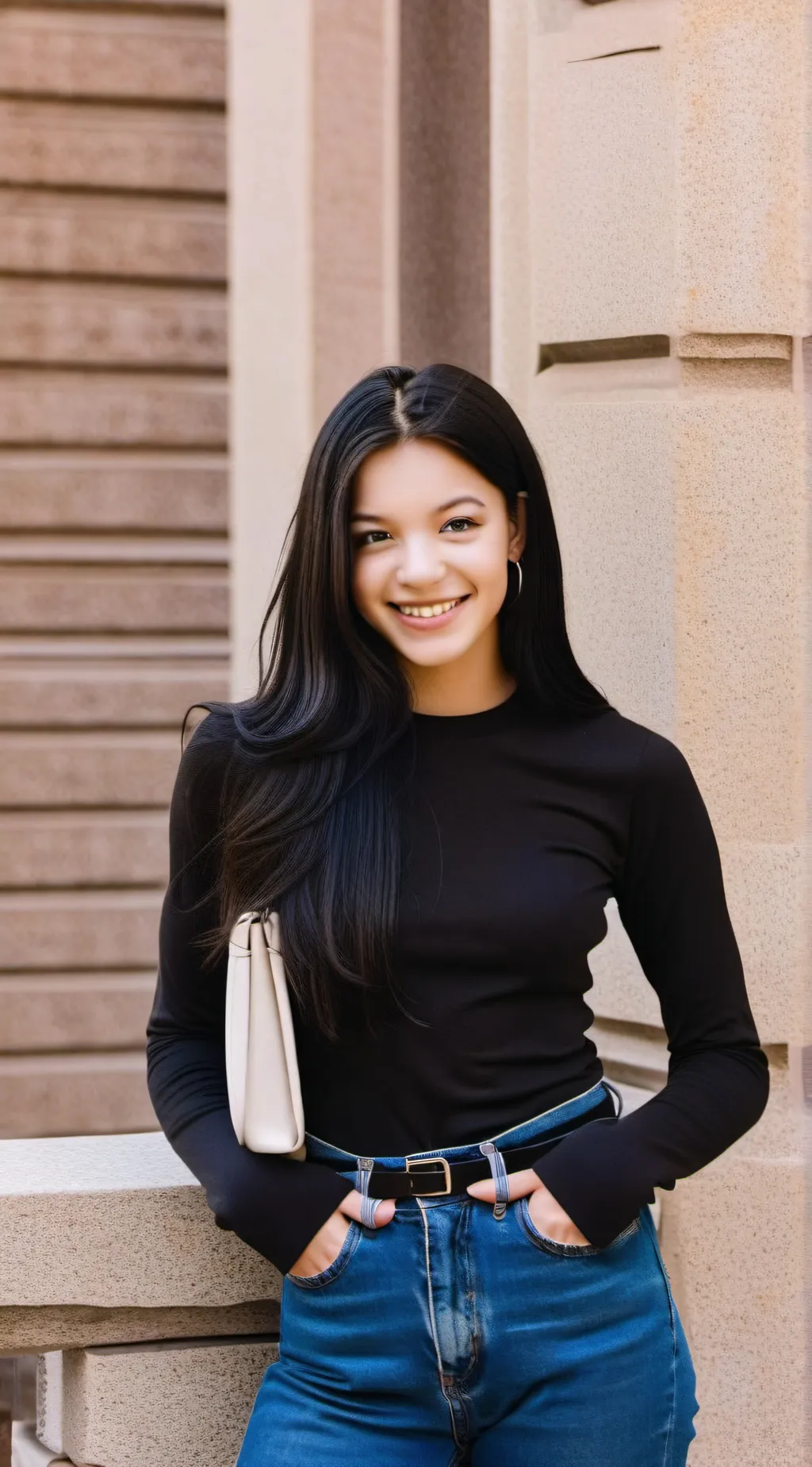 ai character: Ellie  background