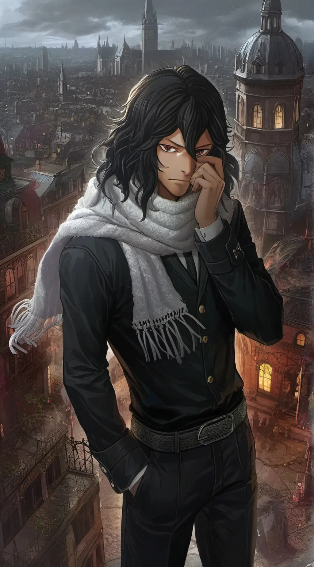ai character: aizawa isekai  background