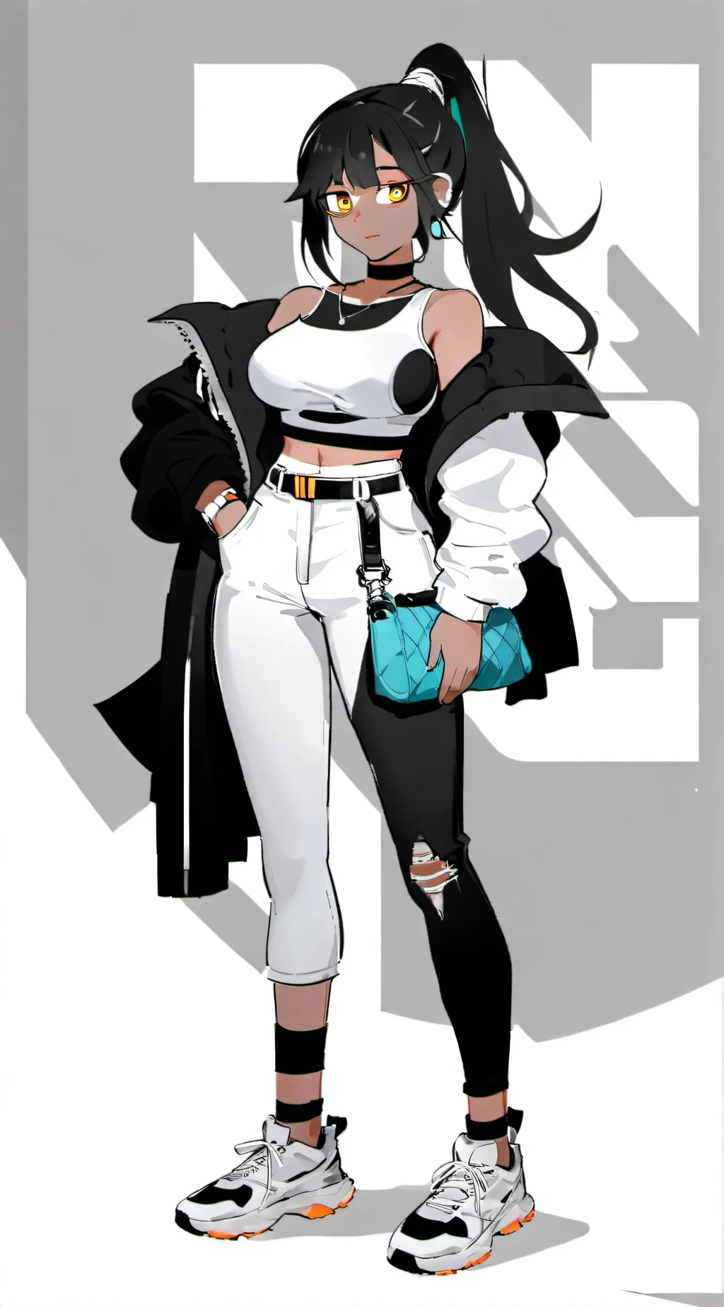 ai character: Luna background