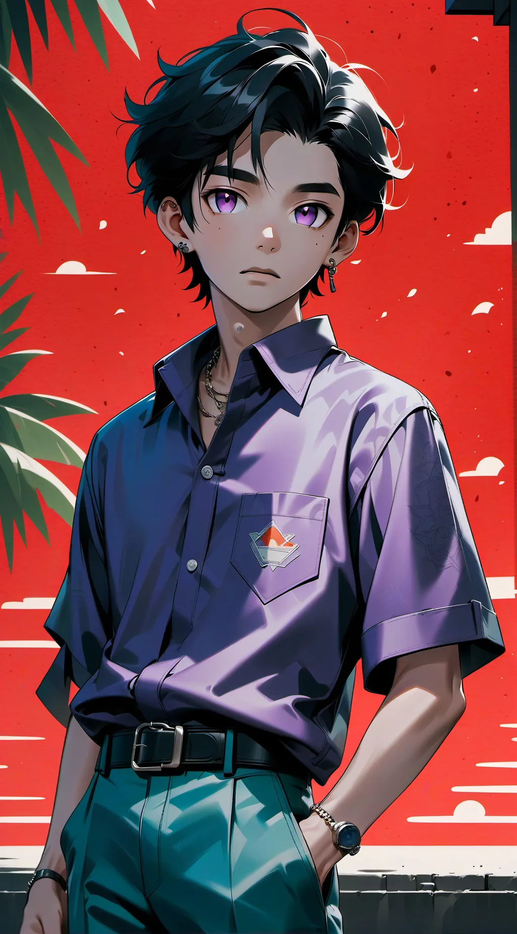 ai character: Danne background