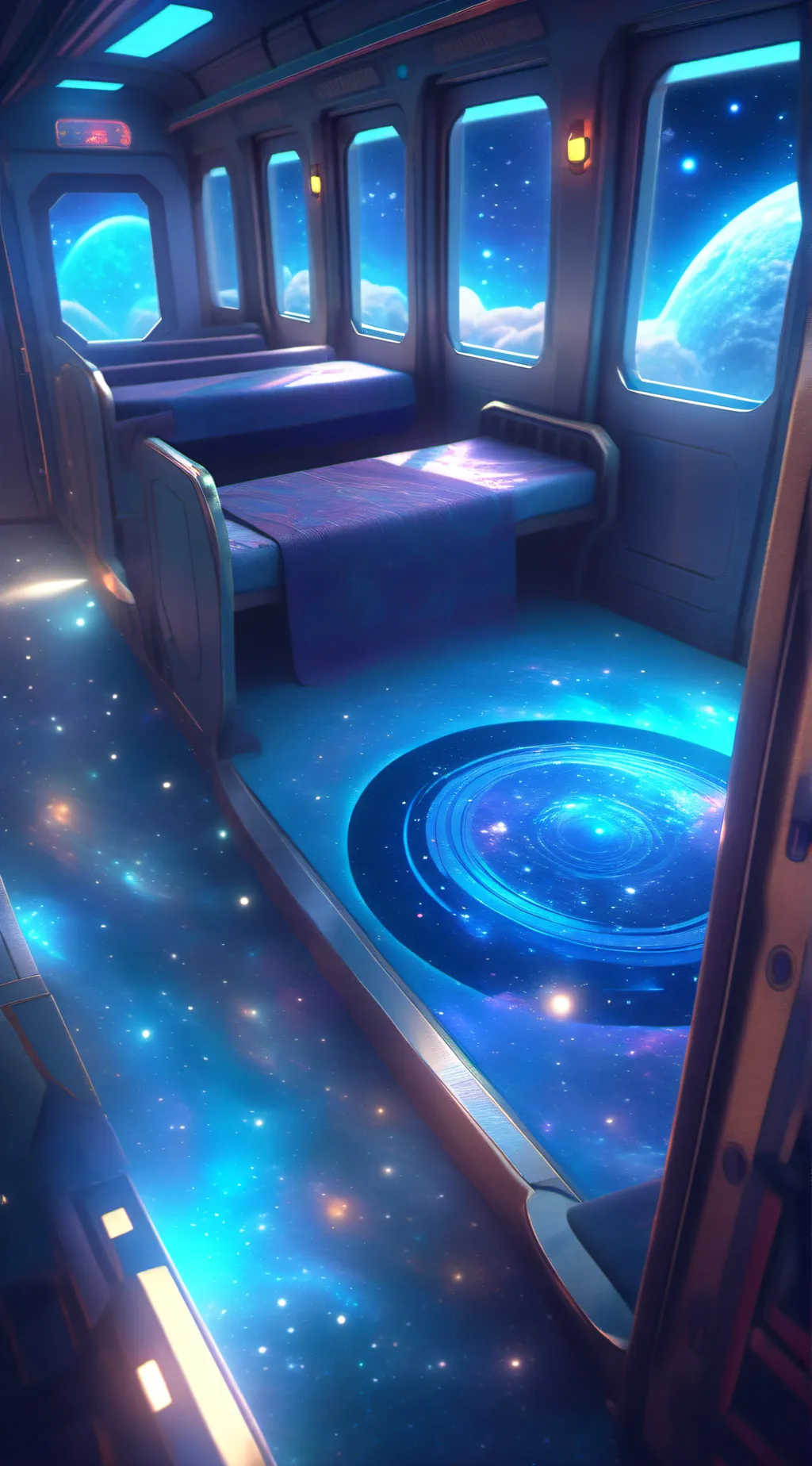 ai character: torrent Express background