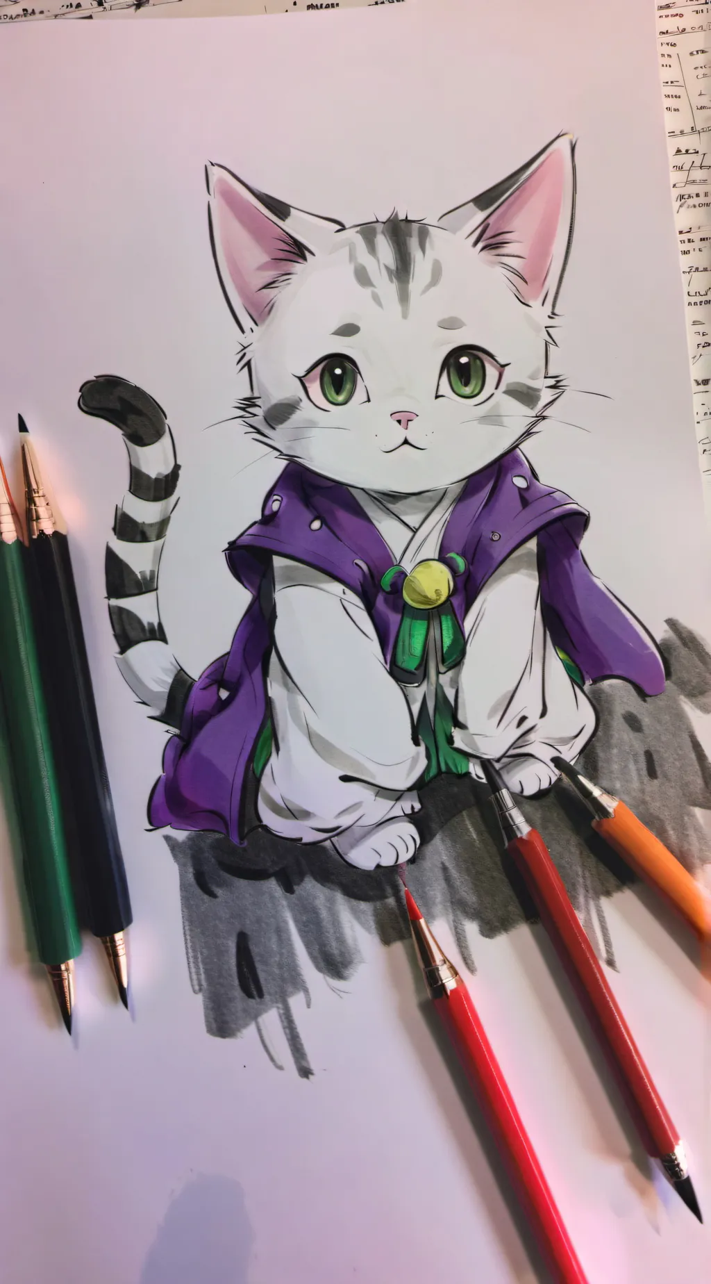 ai character: Jessica the cat background