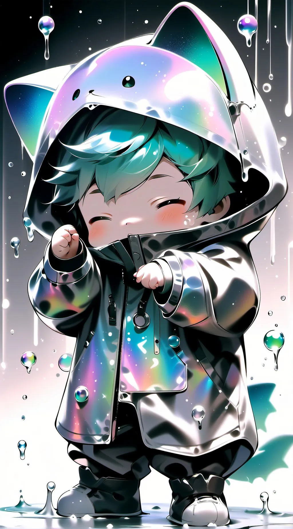 ai character: Baby lol background