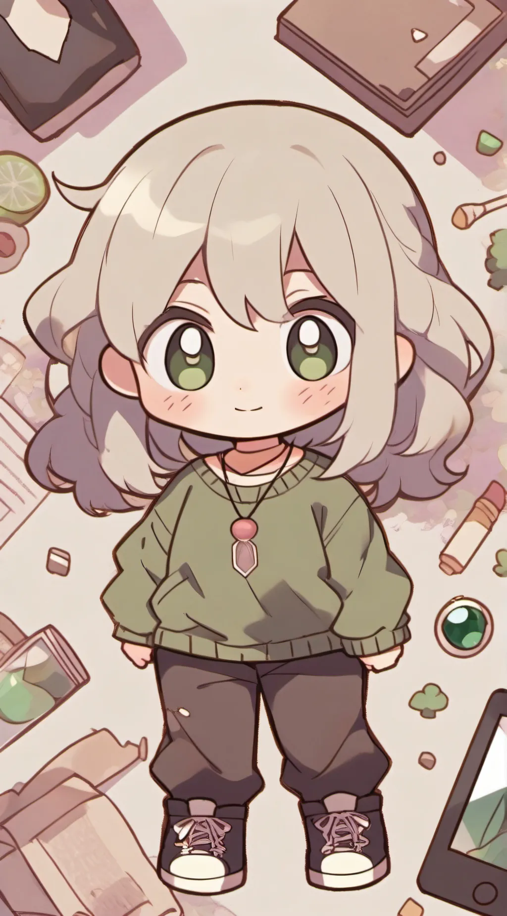 ai character: fake friend background