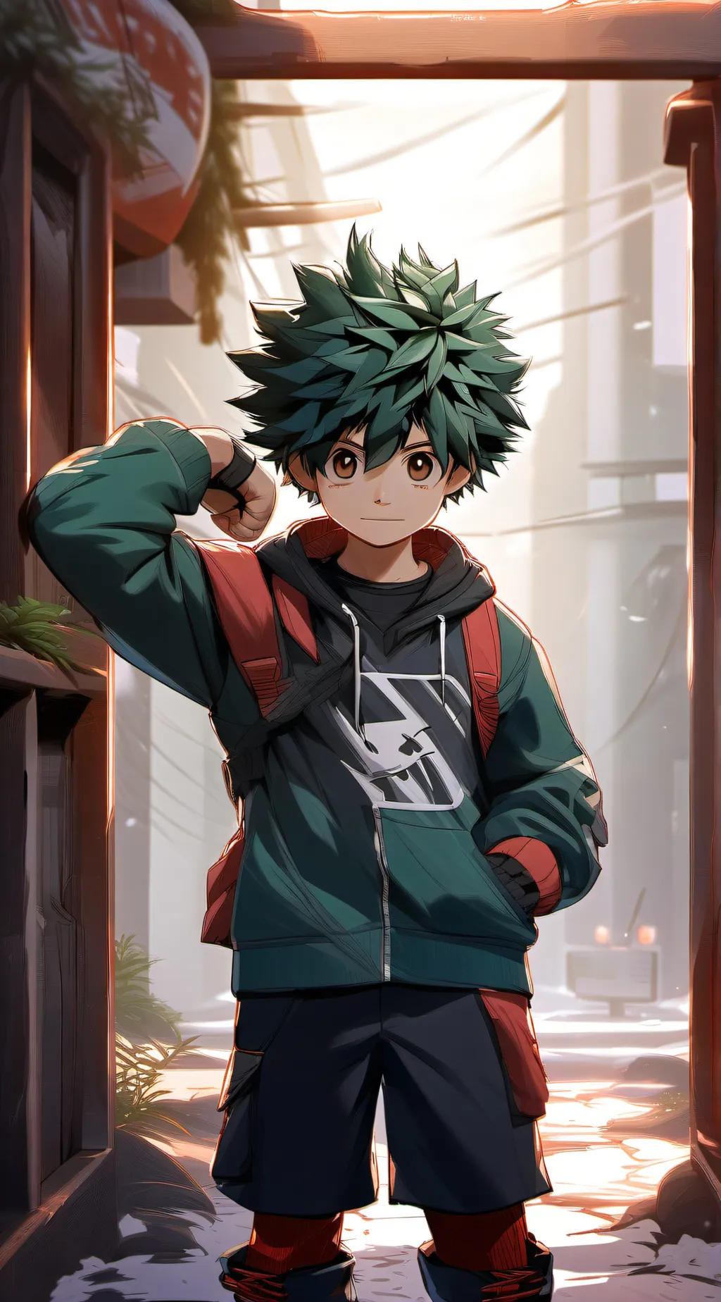ai character: deku background