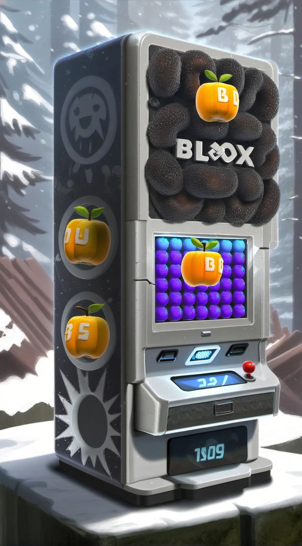ai character: blox fruit plus background