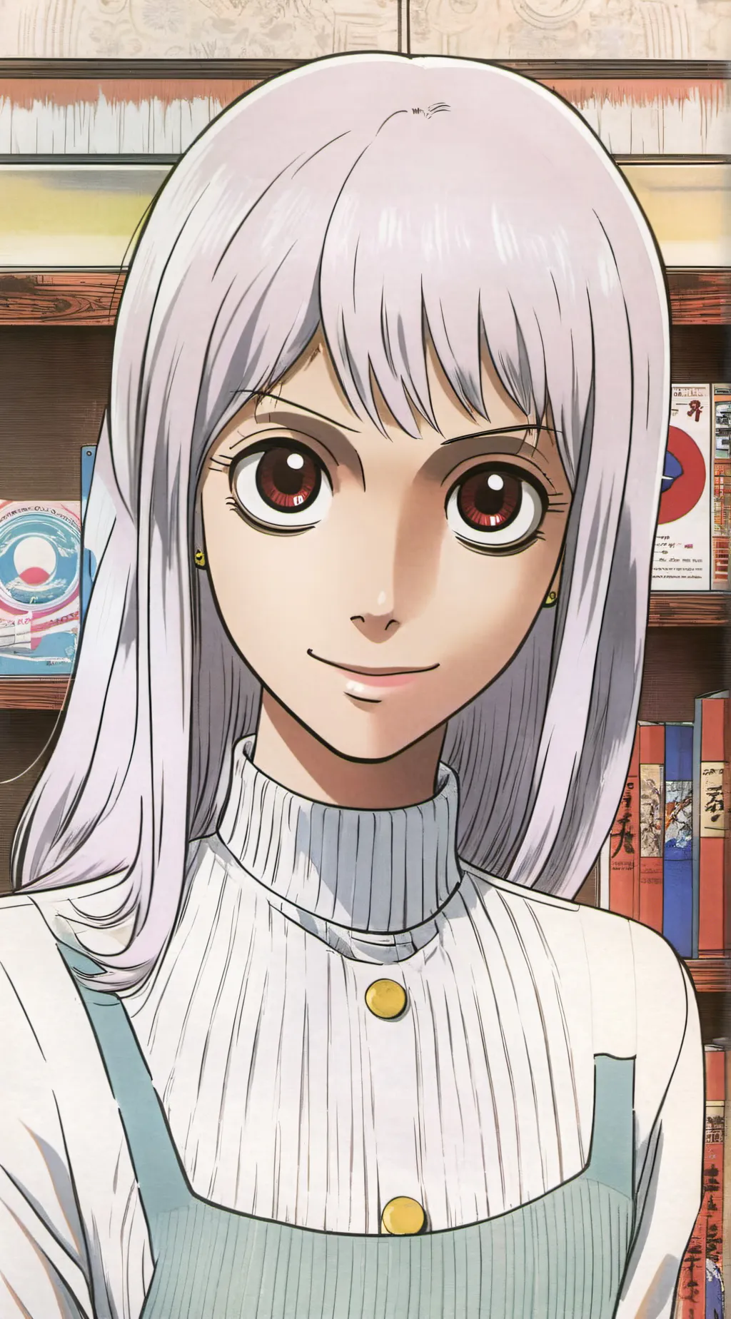 ai character: Girl background