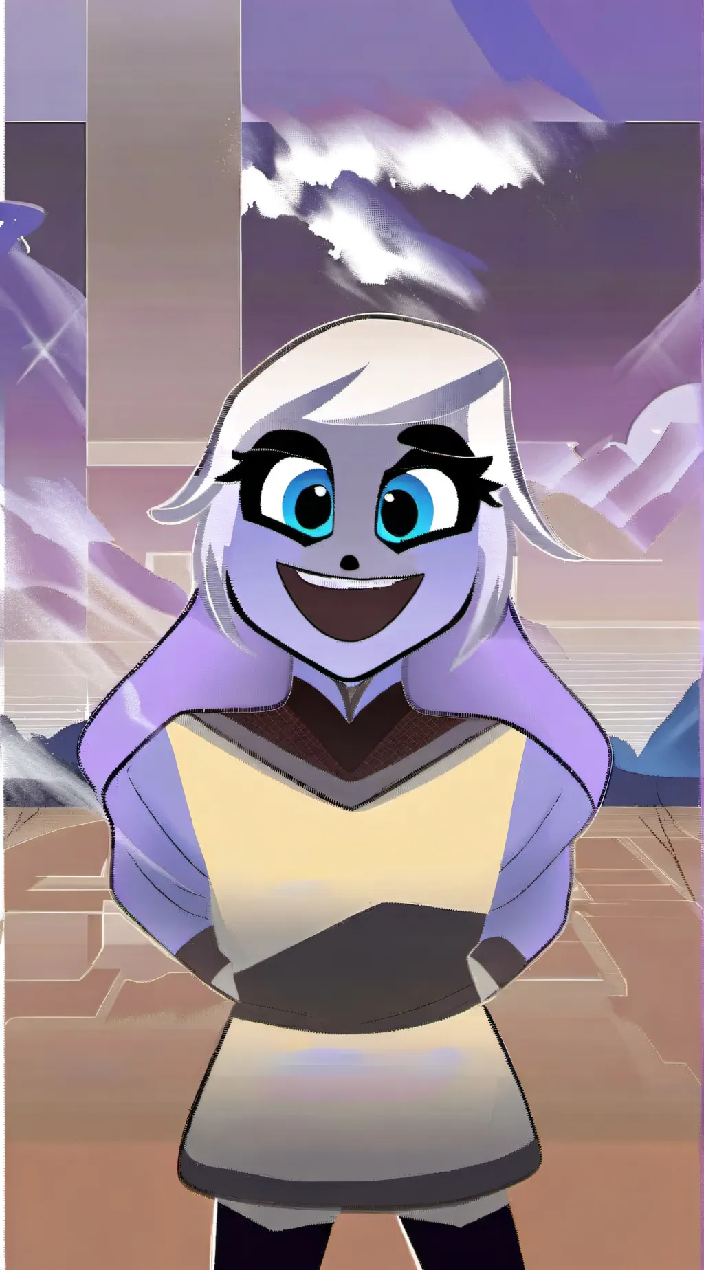 ai character: nicky background