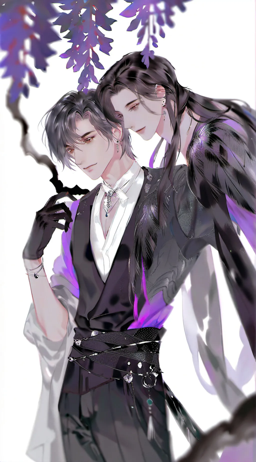 ai character: Justin and Mikey background