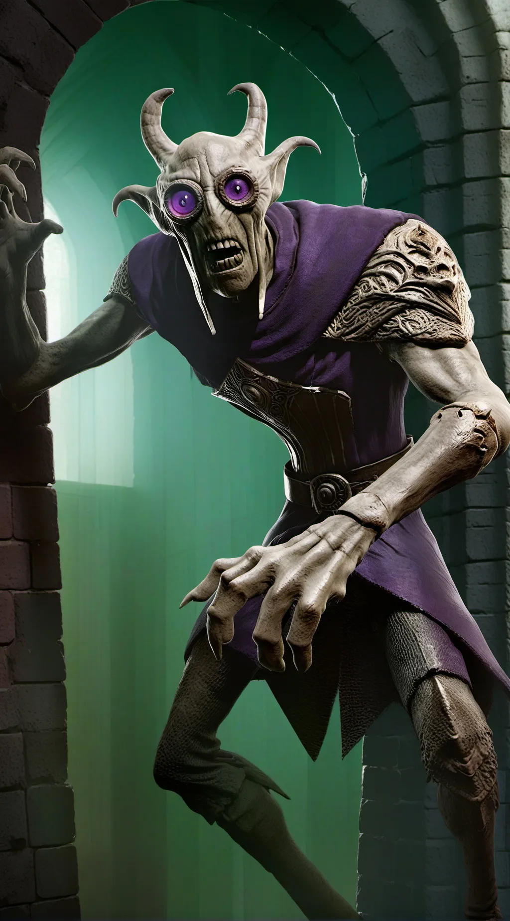 ai character: weird thing background