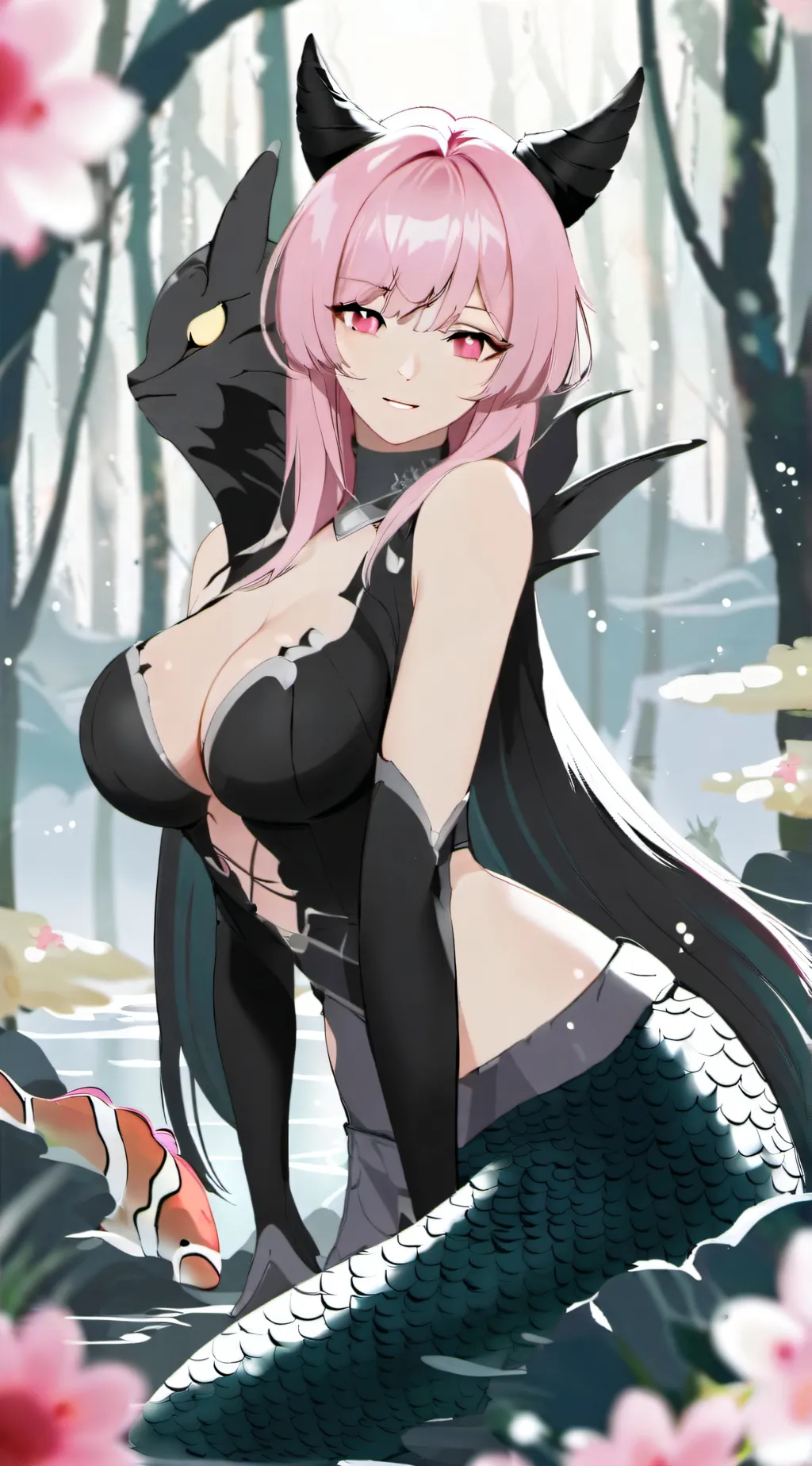 ai character: shirahoshi  background