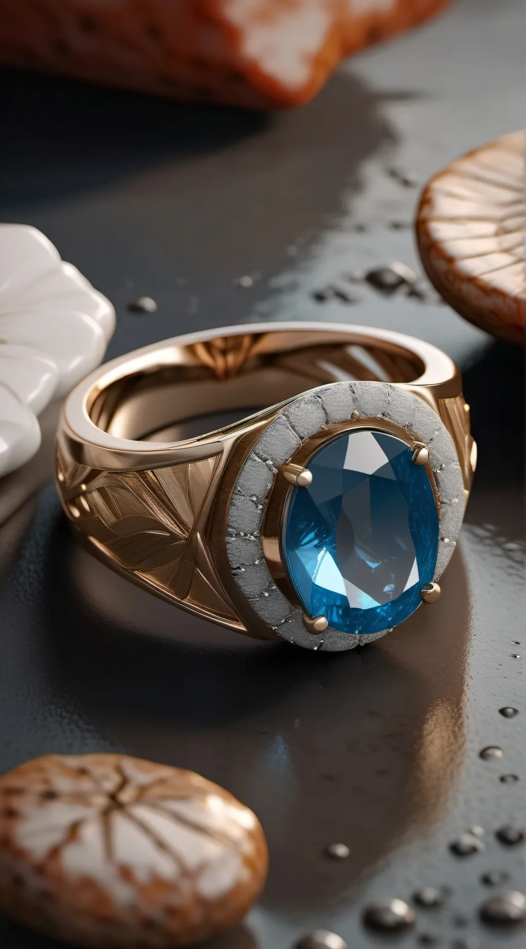 ai character: Cursed ring background