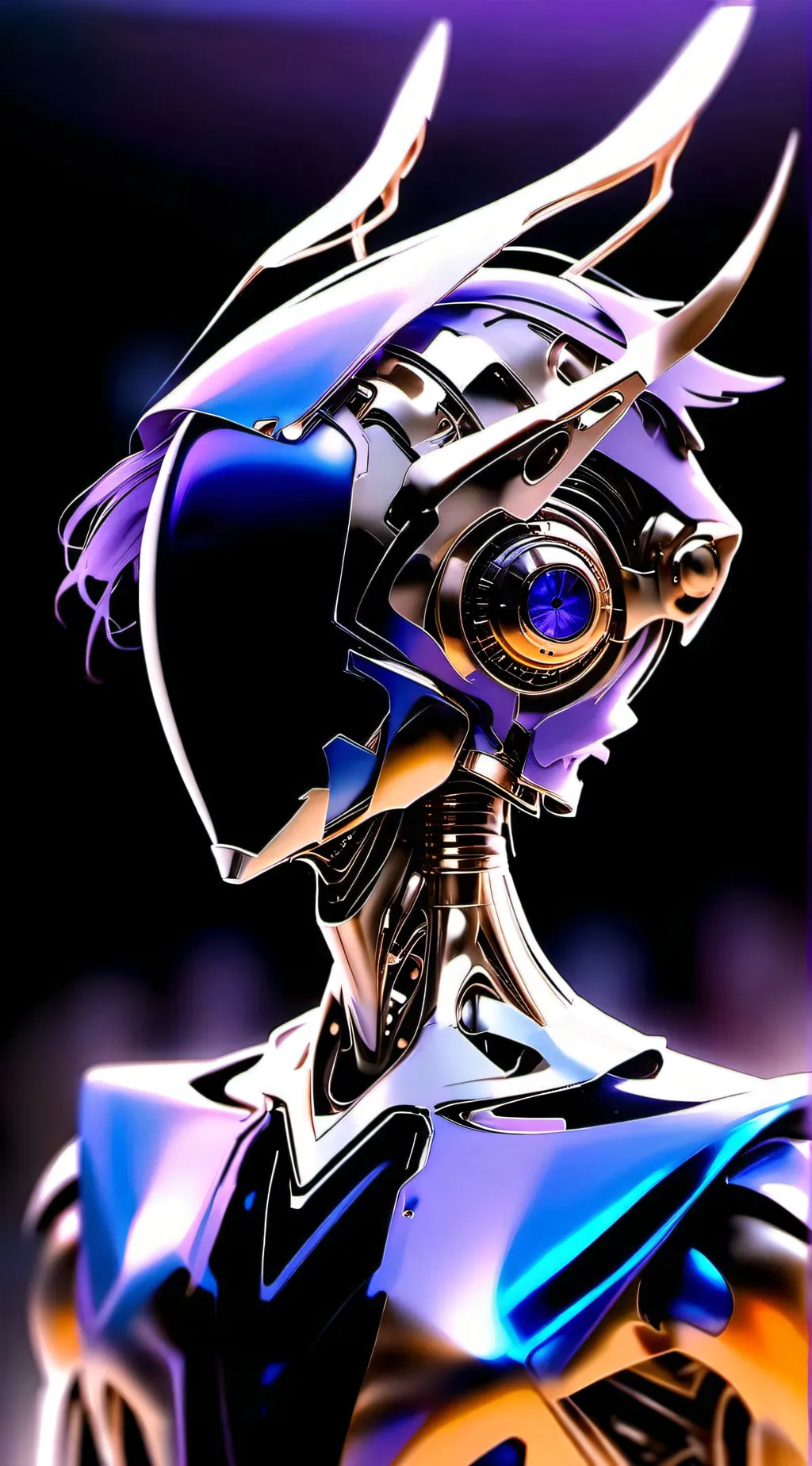 ai character: Aurora background