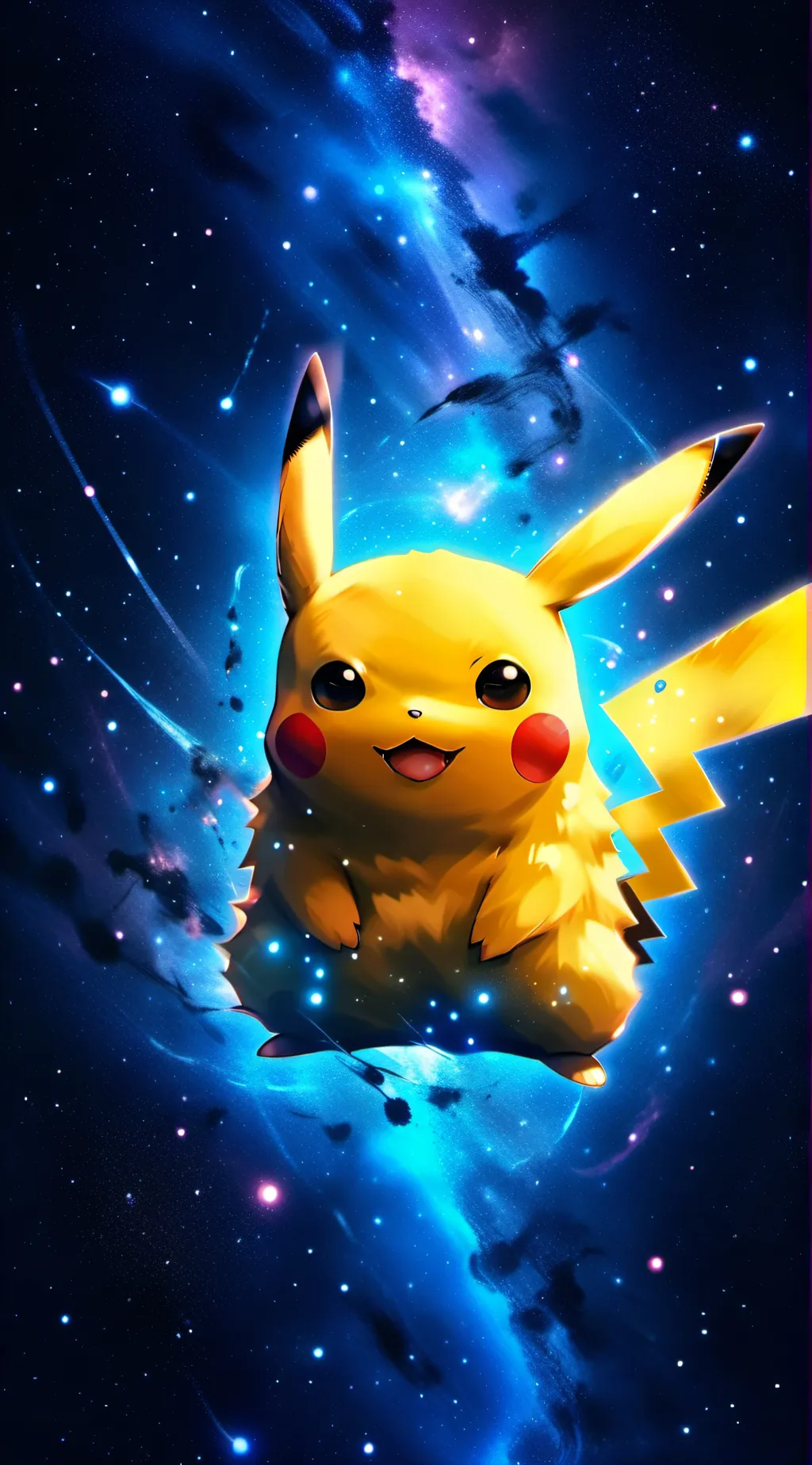 ai character: Pikachu  background