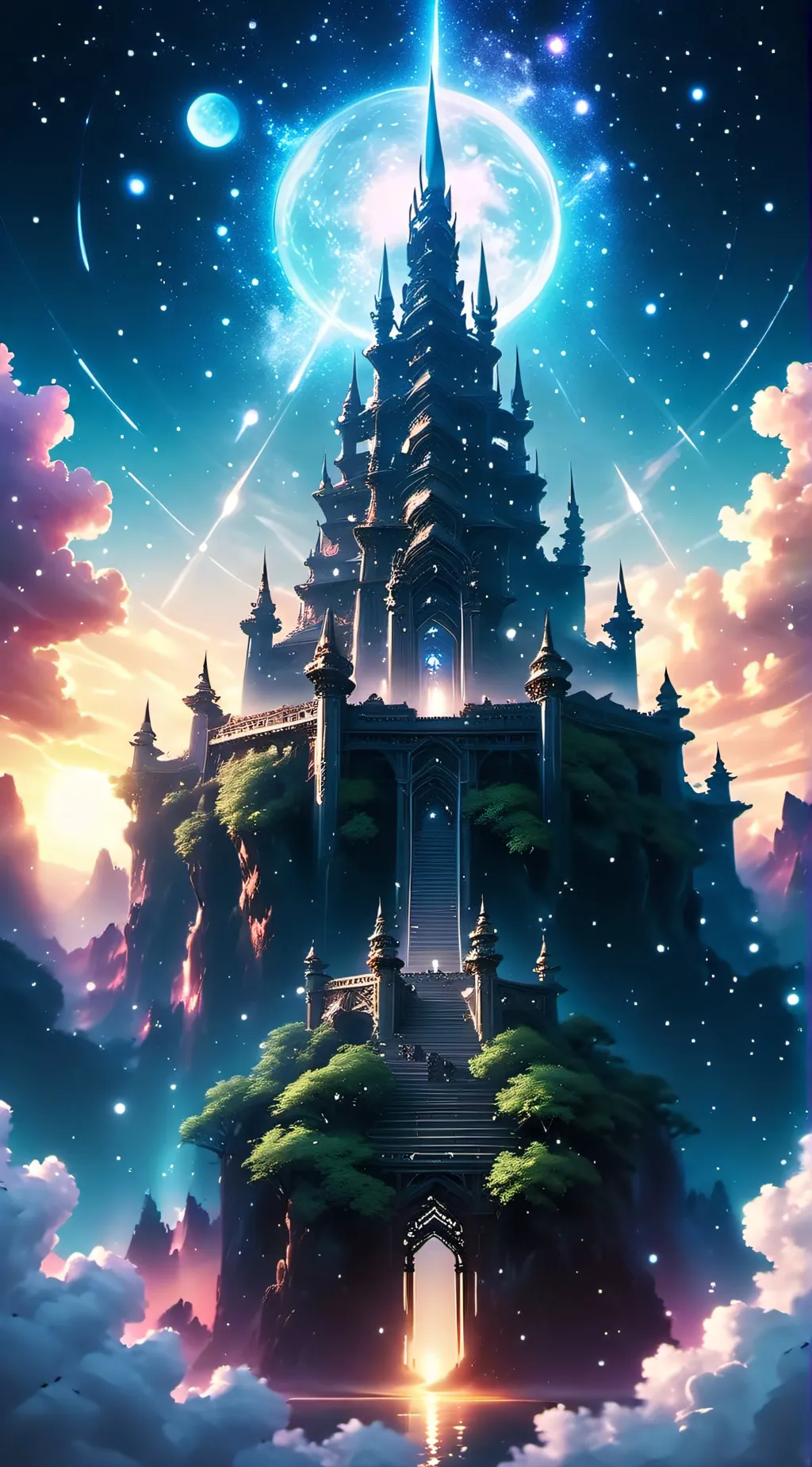 ai character: Heaven background