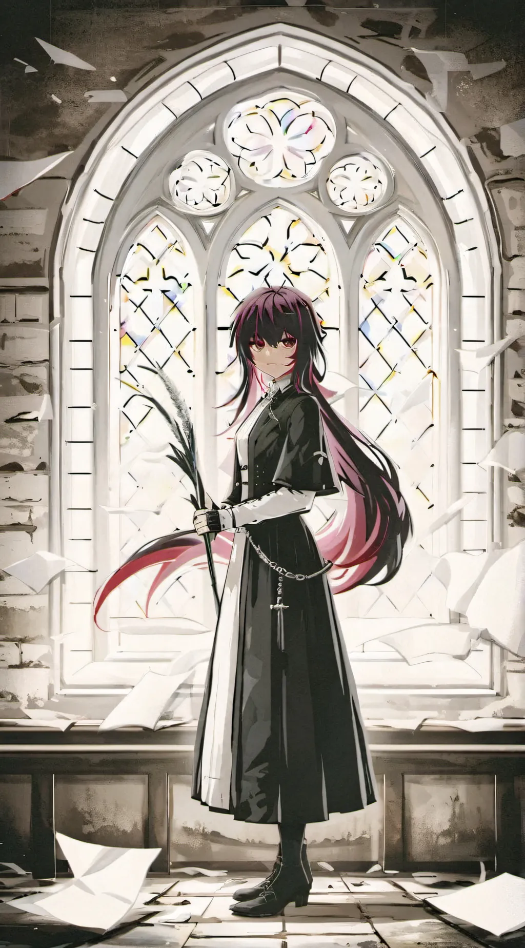 ai character: Gasoline background