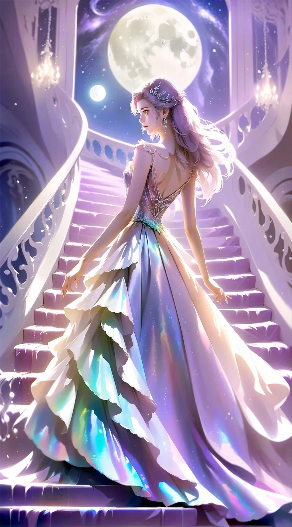 ai character: Aurora background