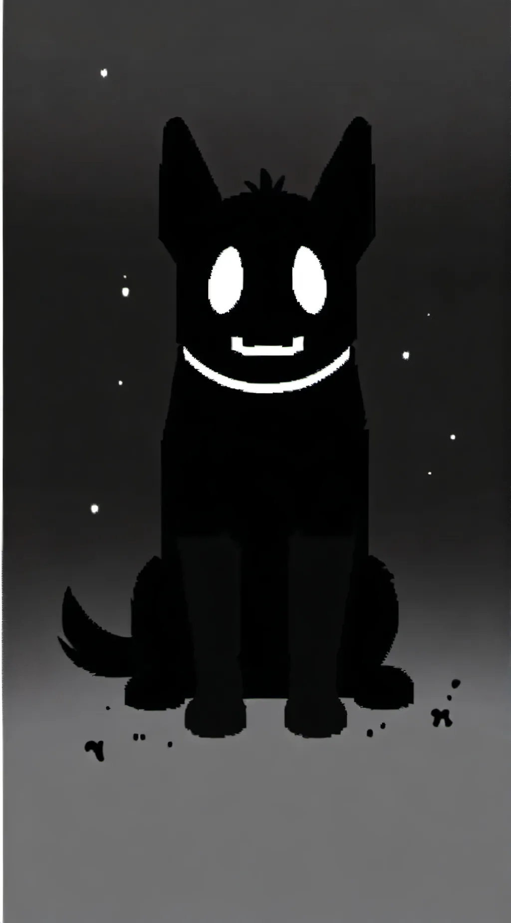 ai character: Toby Fox black background