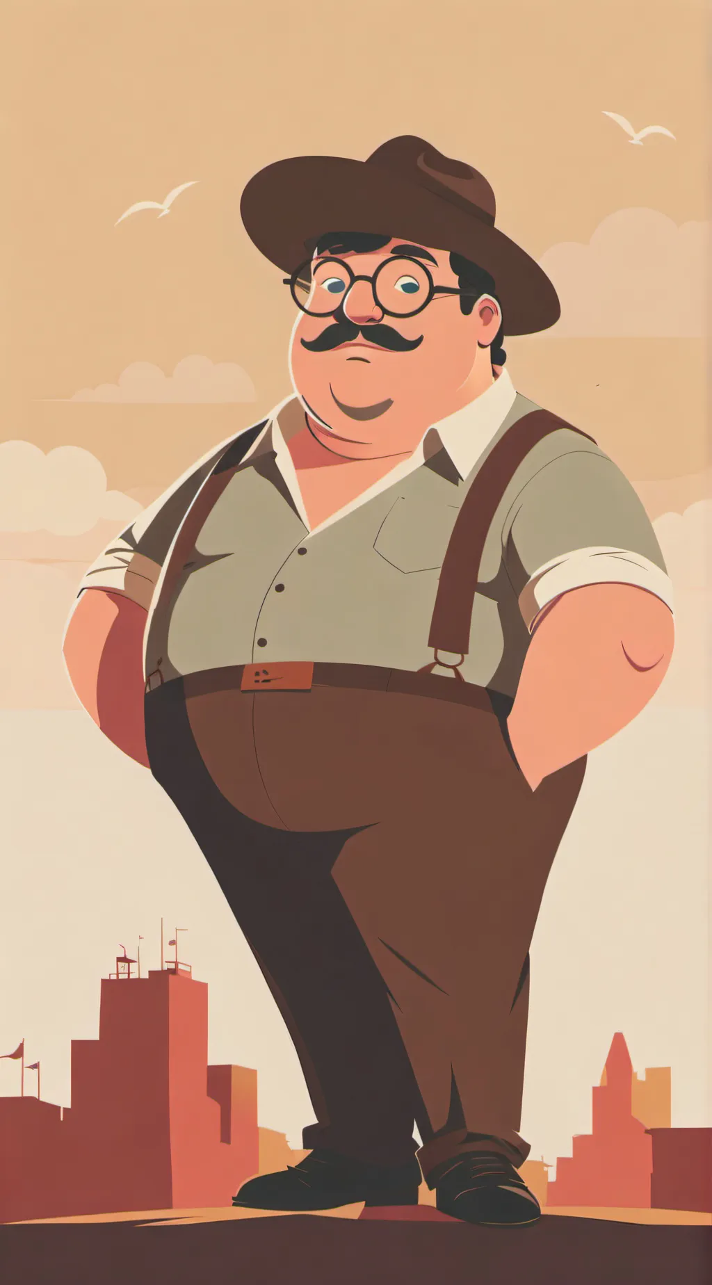 ai character: Peter Griffin background