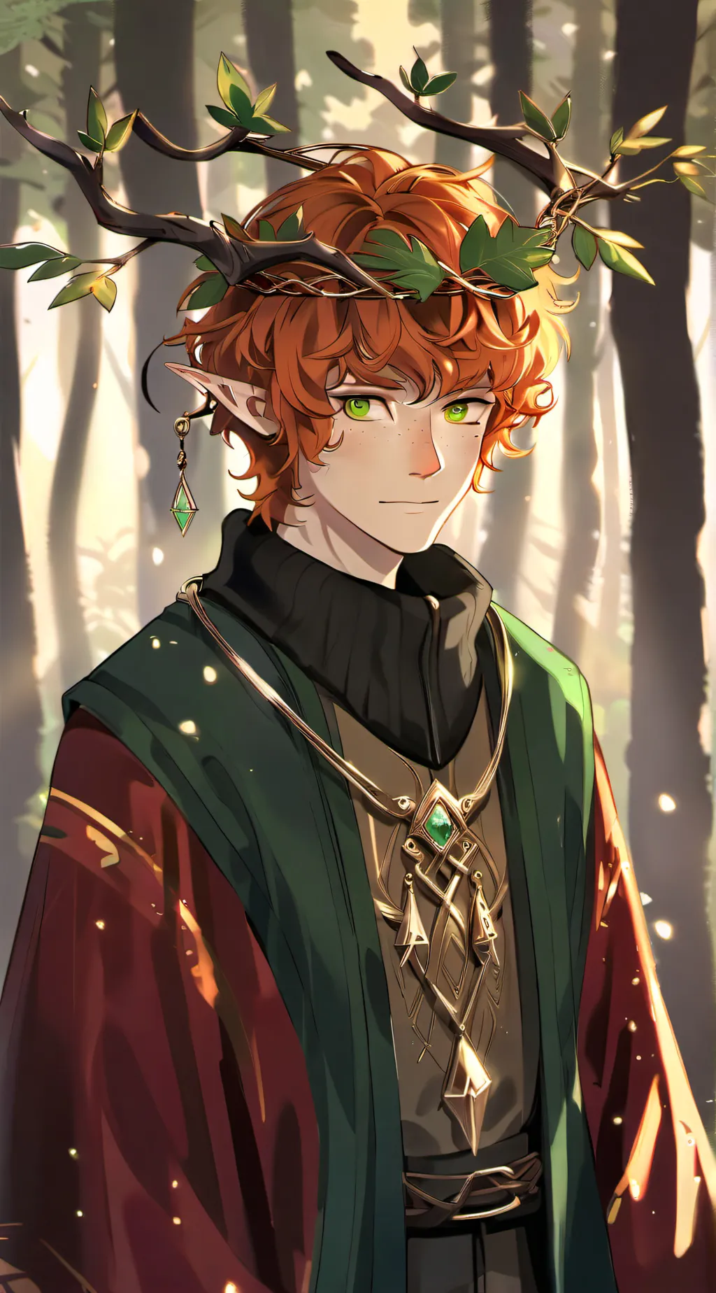 ai character: The Elven King background