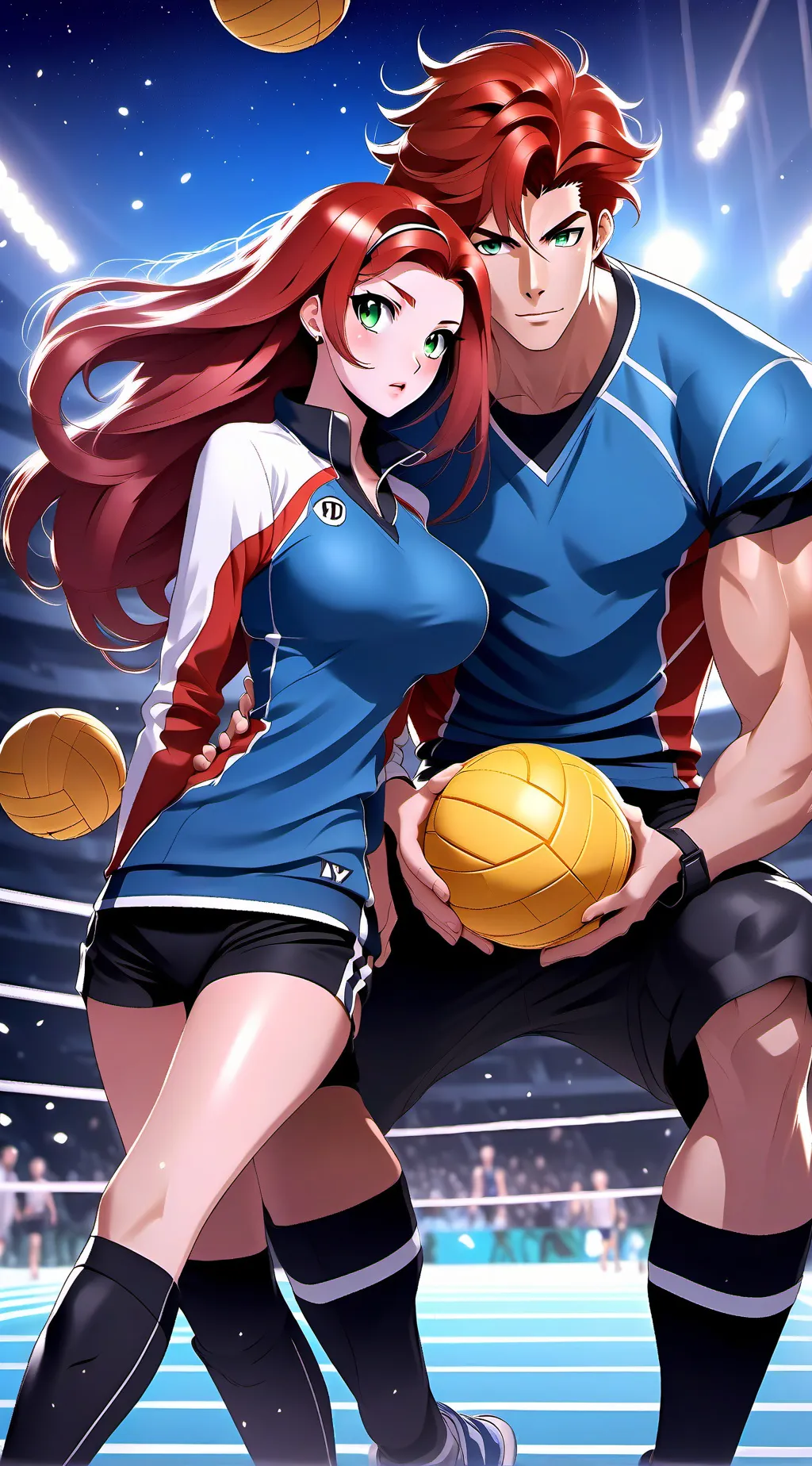 ai character: My Redhaired Gf background