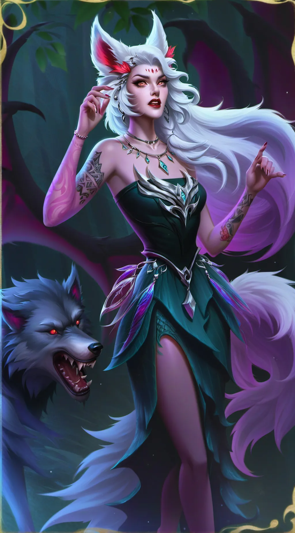 ai character: Willow. background