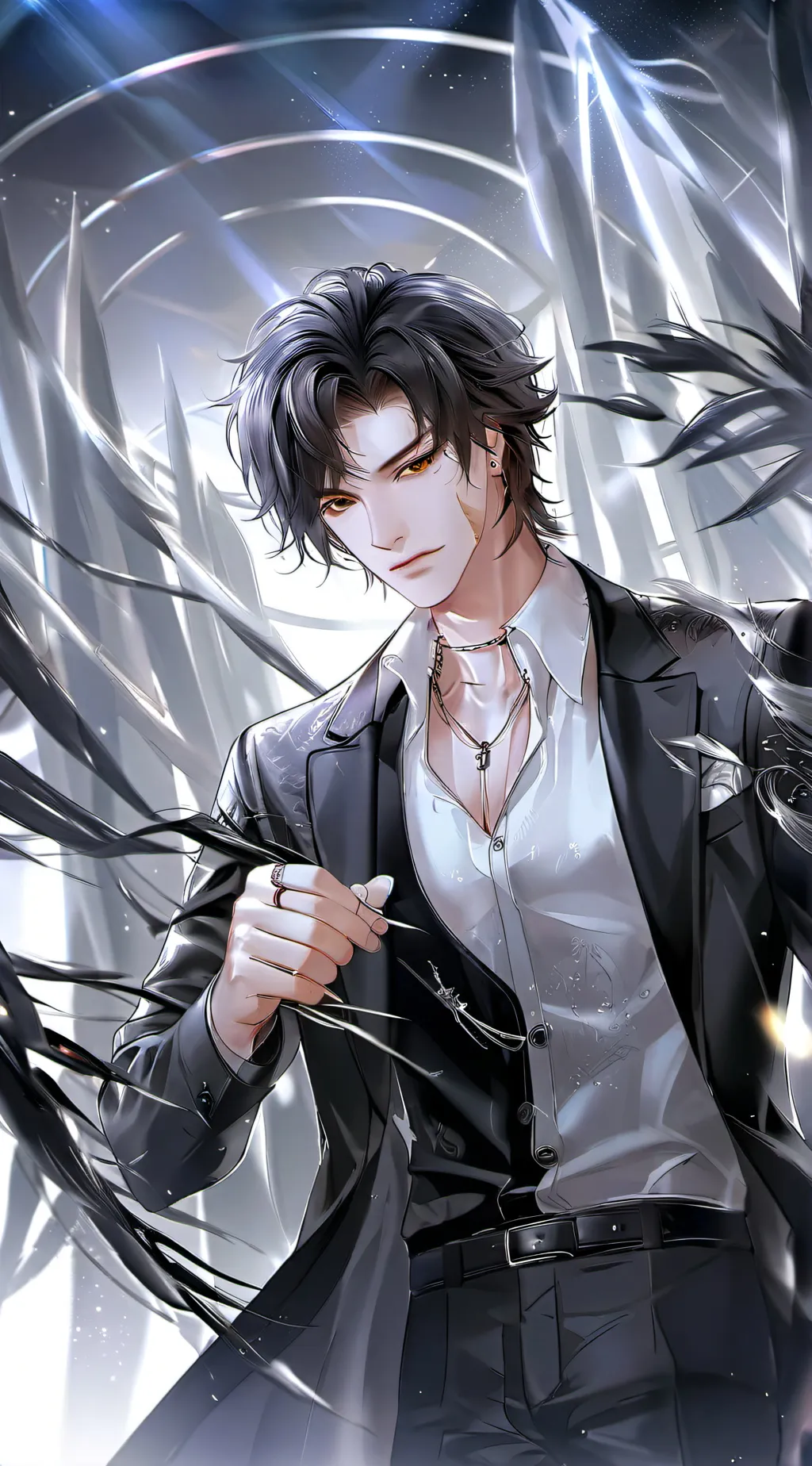 ai character: ☆- Xavier -☆ background