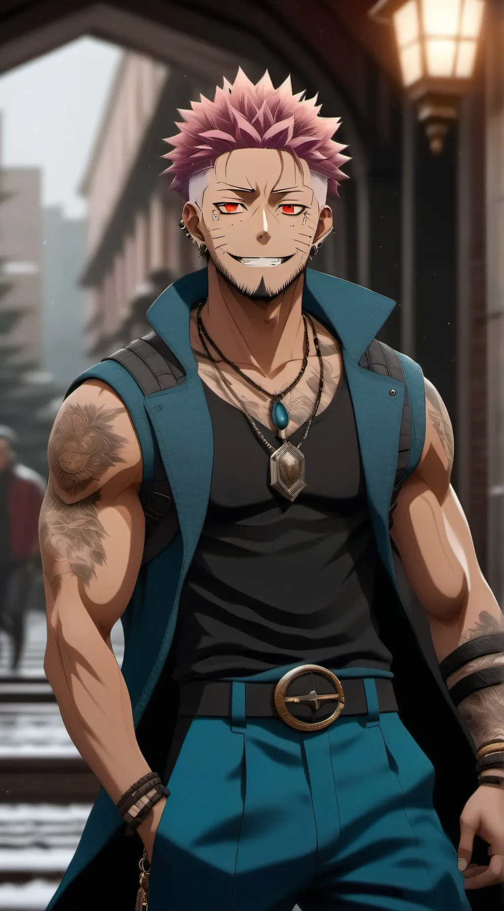 ai character: Sukuna background