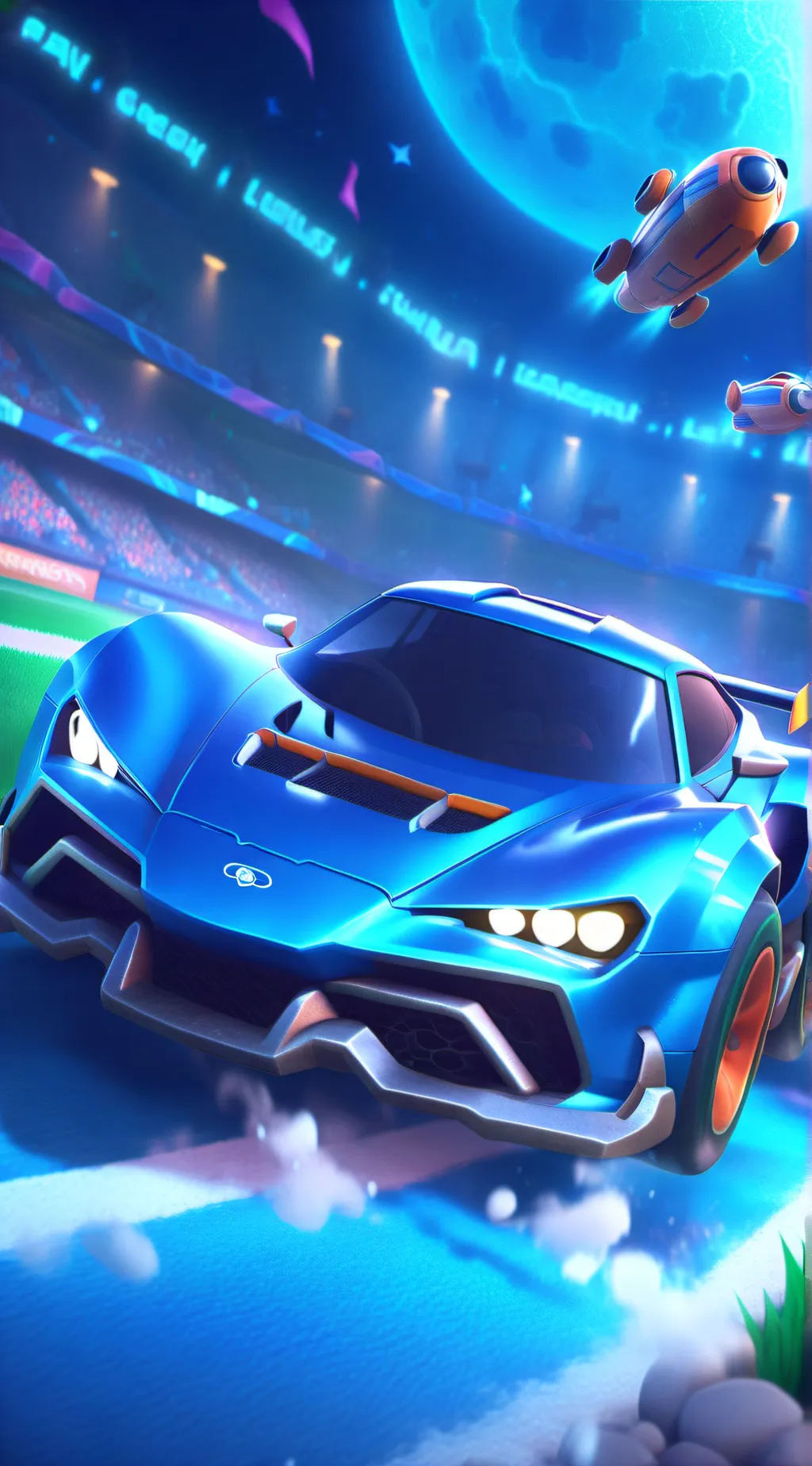 ai character: Rocket league spot background