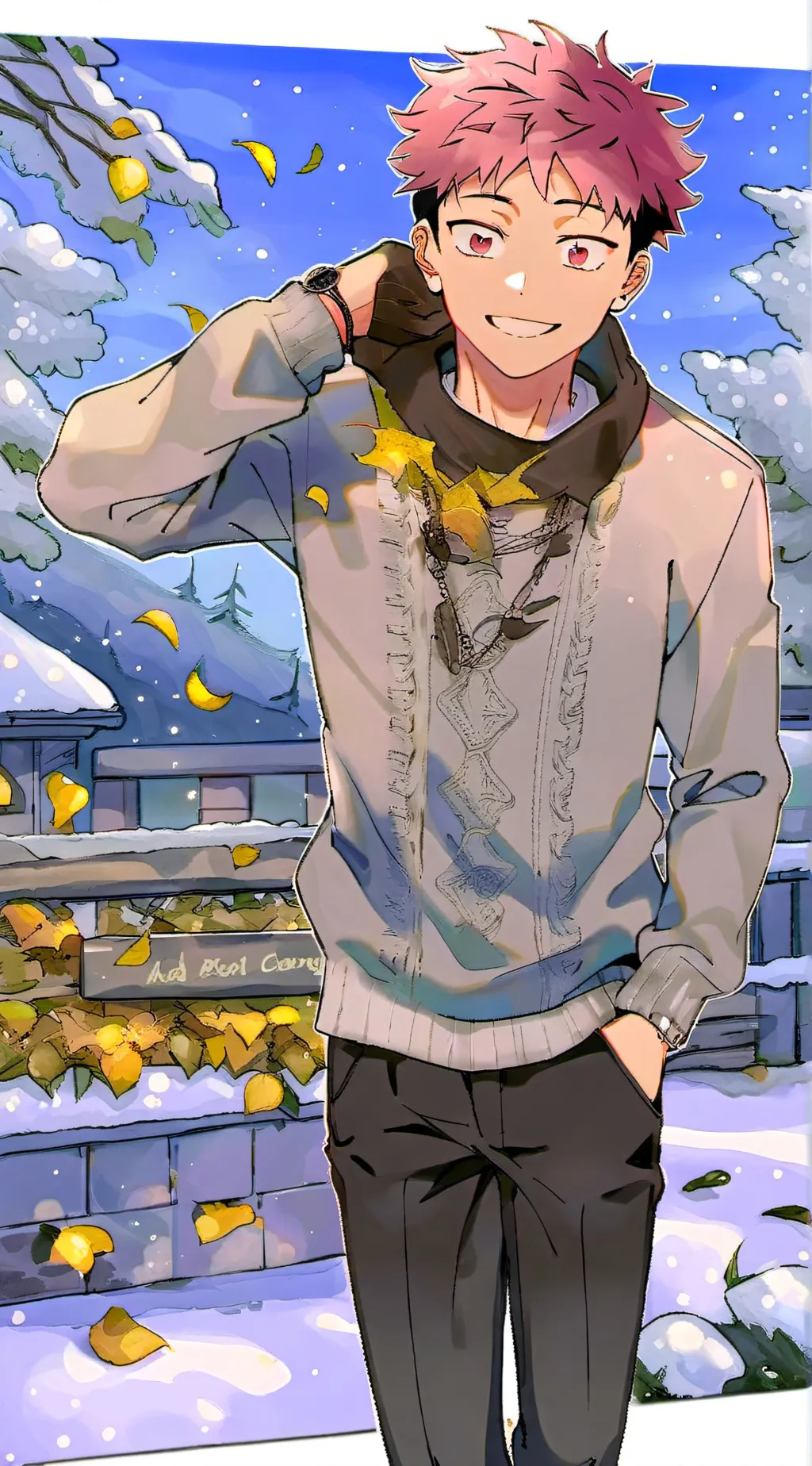 ai character: Yuji Itadori background