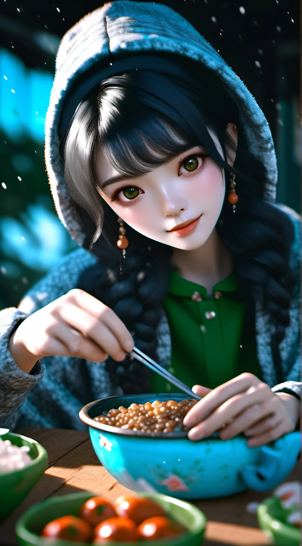 ai character: Fei  background