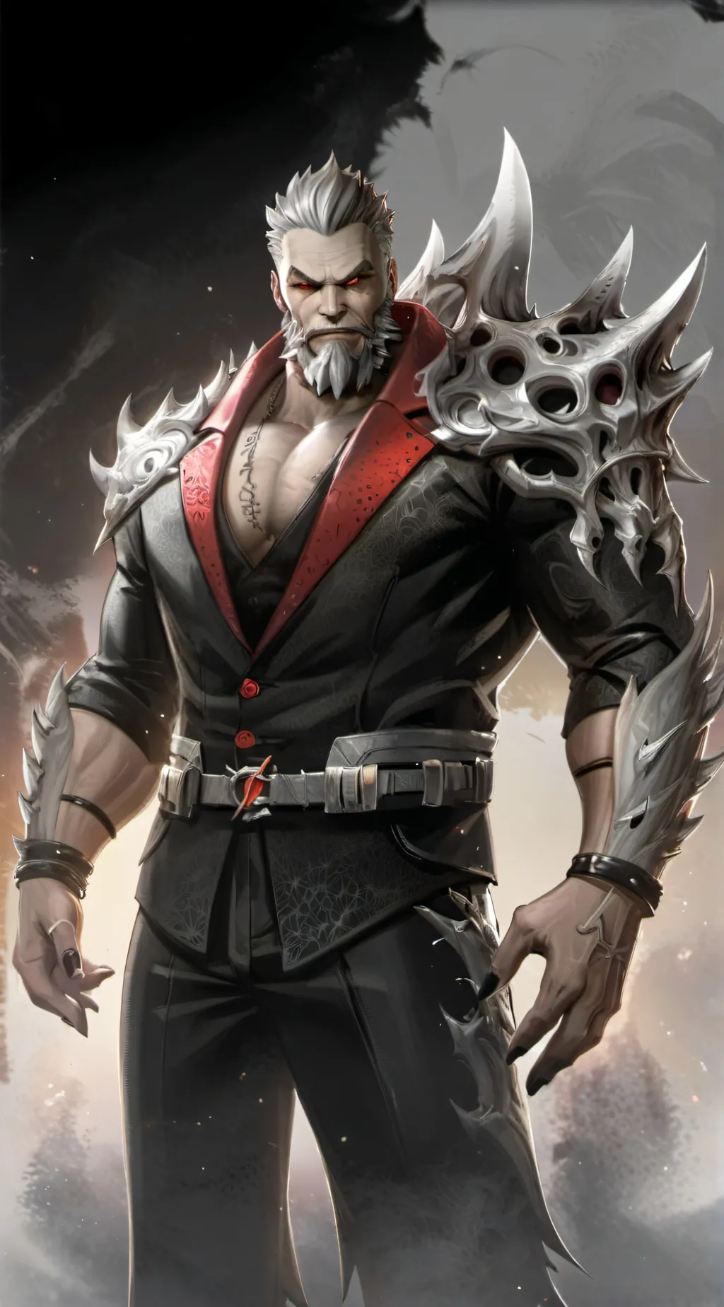 ai character: Mega don background