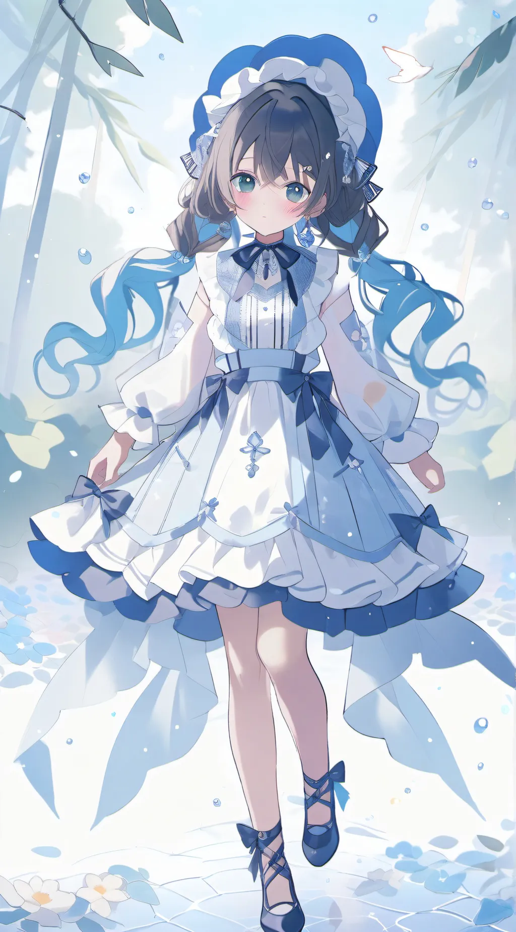 ai character: cinnamon roll background