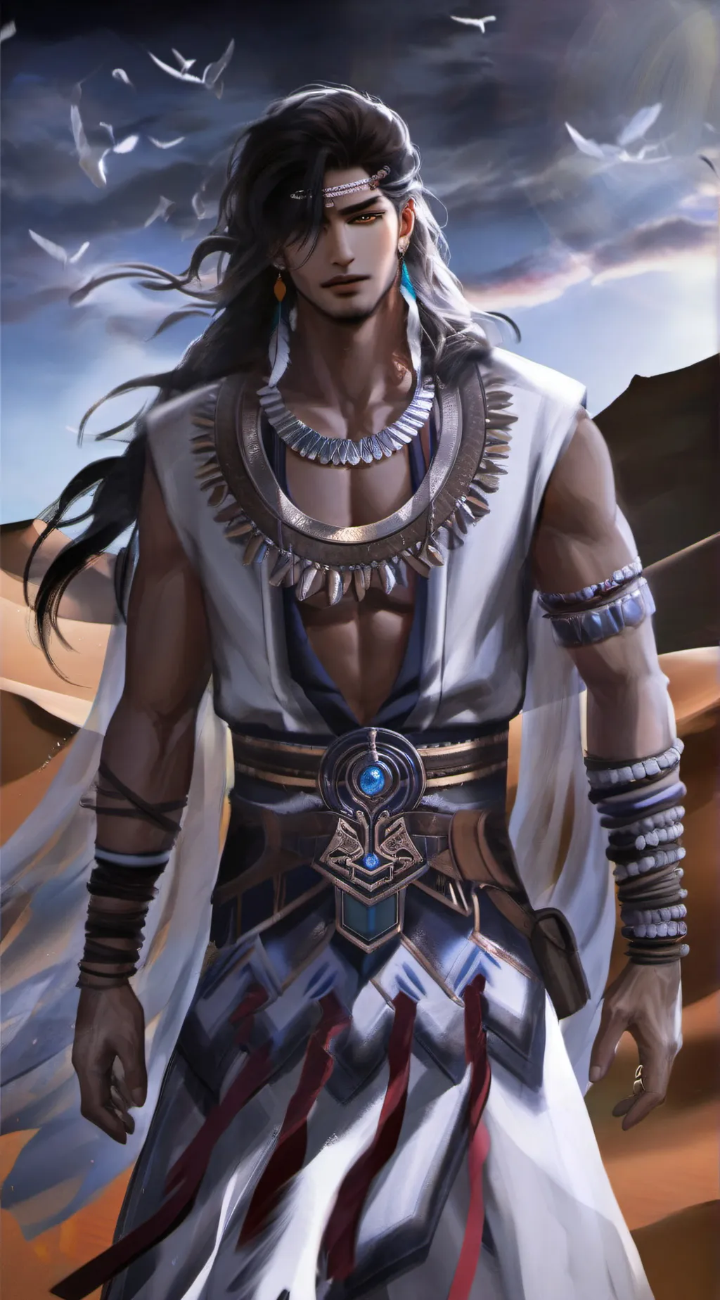 ai character: Drak background