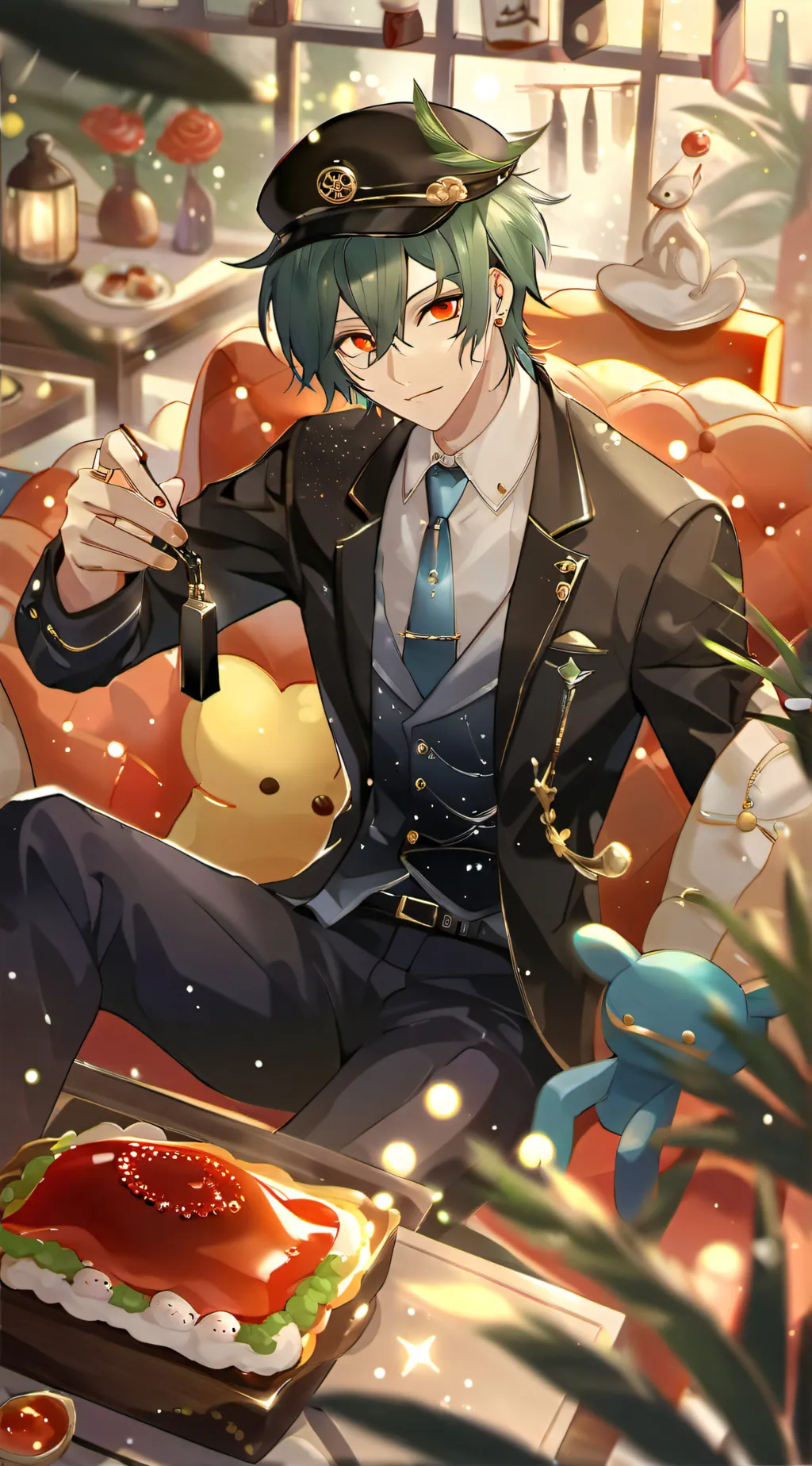 ai character: izuku midorya  background