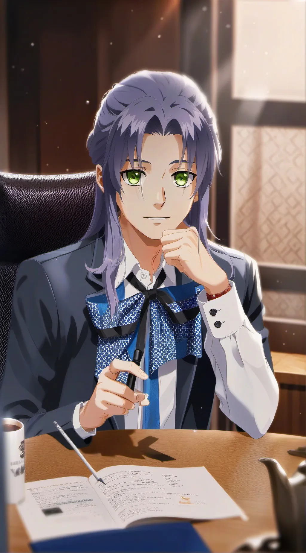 ai character: Mikage Roe background