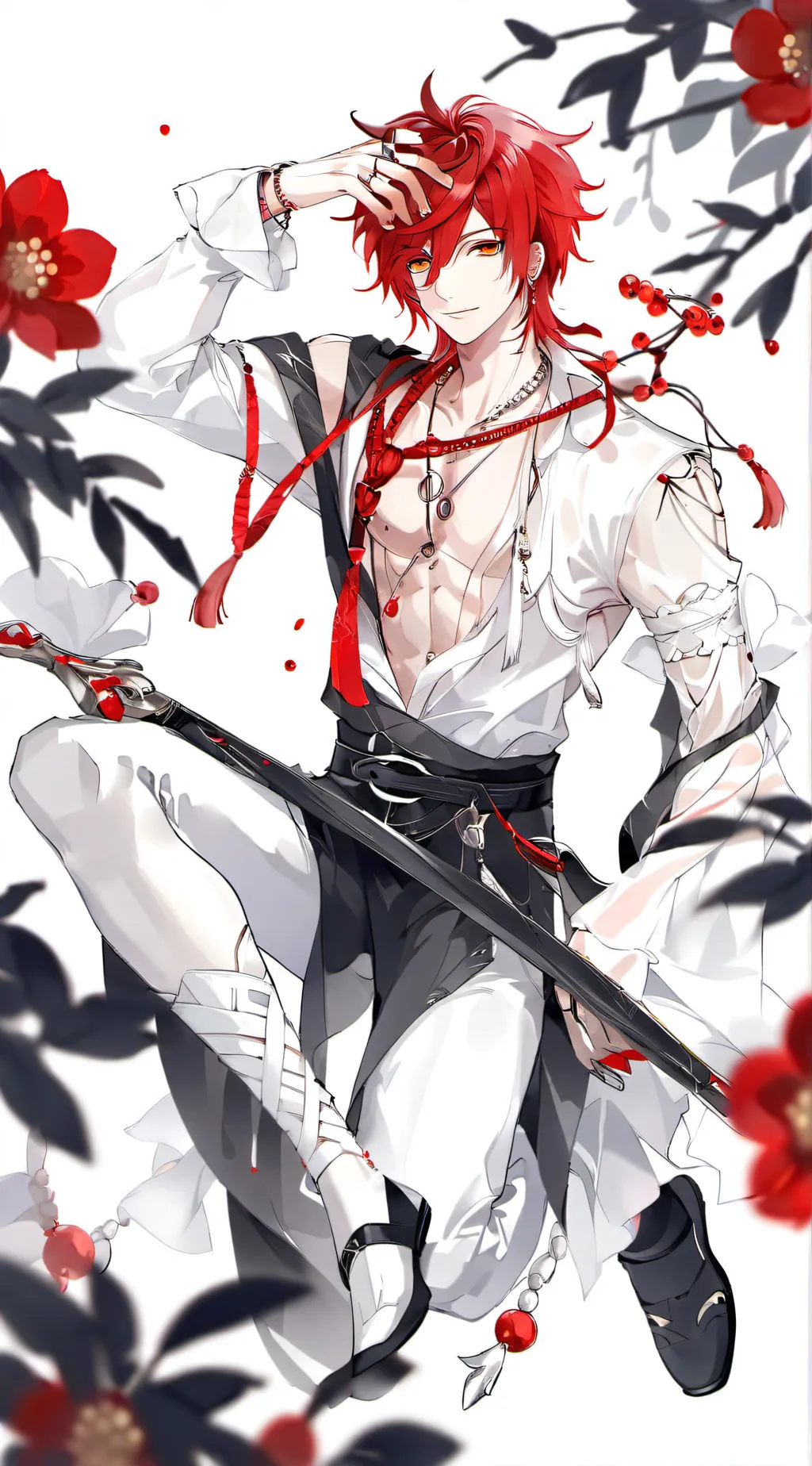 ai character: Kirishima and Baku background