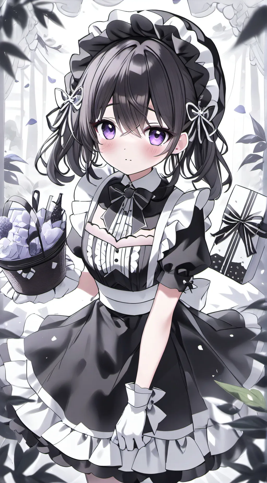 ai character: maid background
