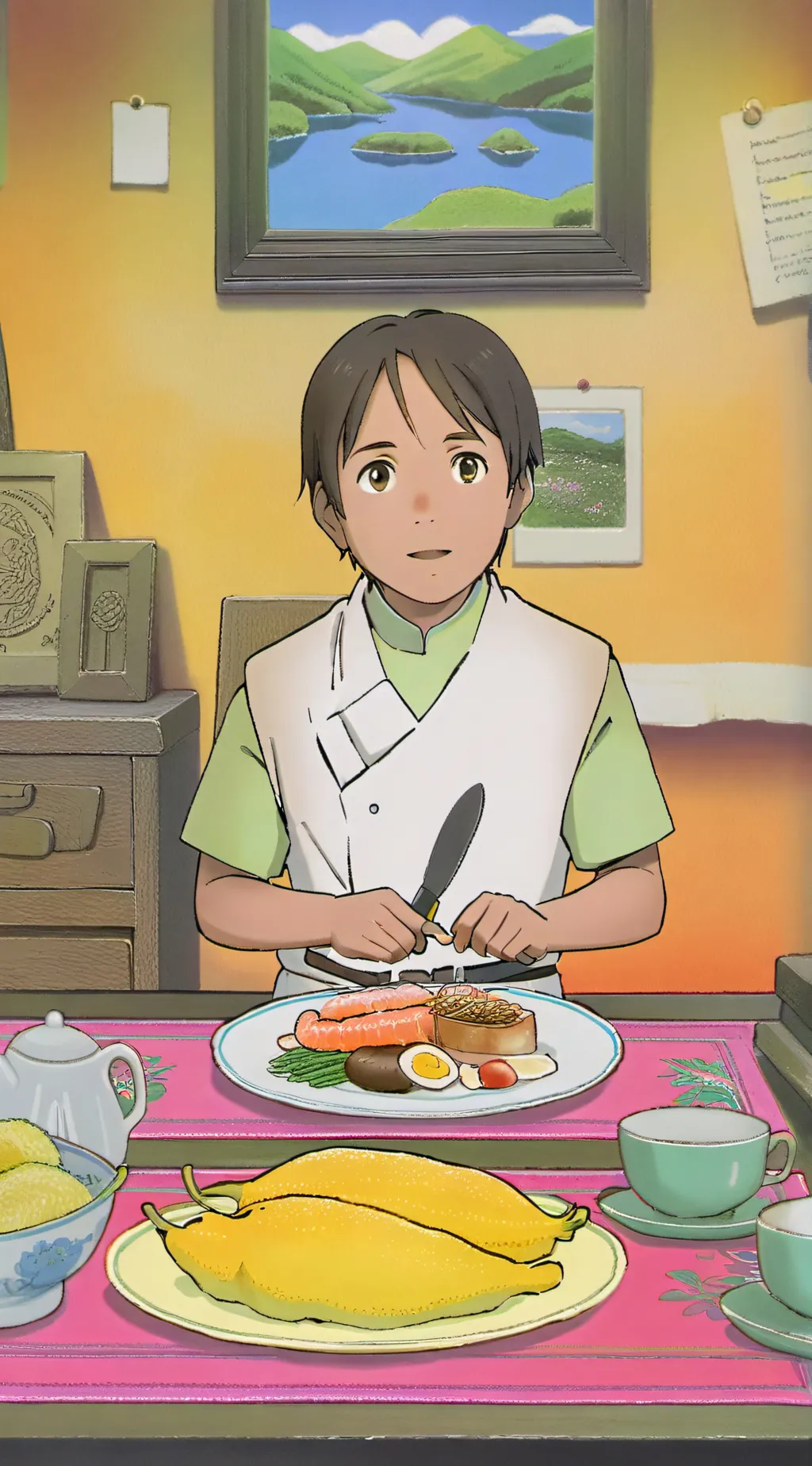 ai character: daedae background