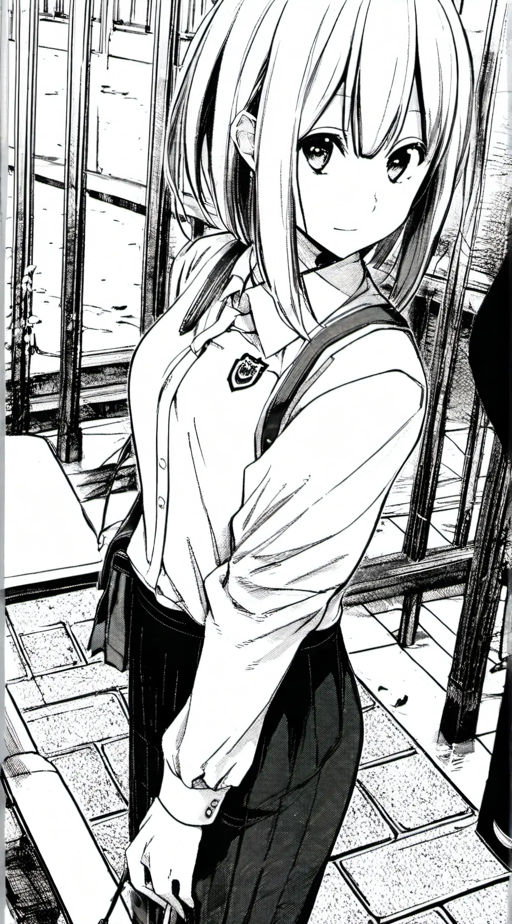 ai character: secret school background