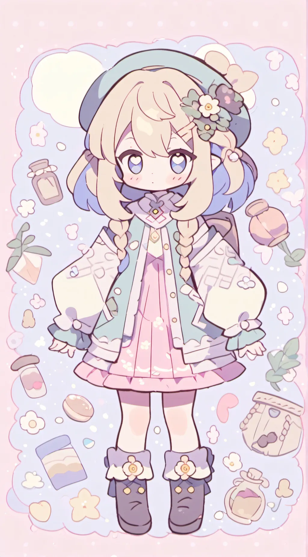 ai character: nilla background