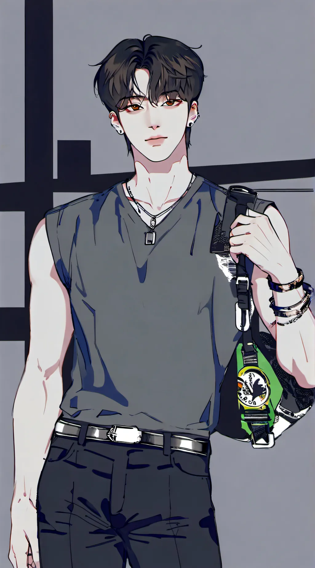 ai character: CHANGBINN🐷 background