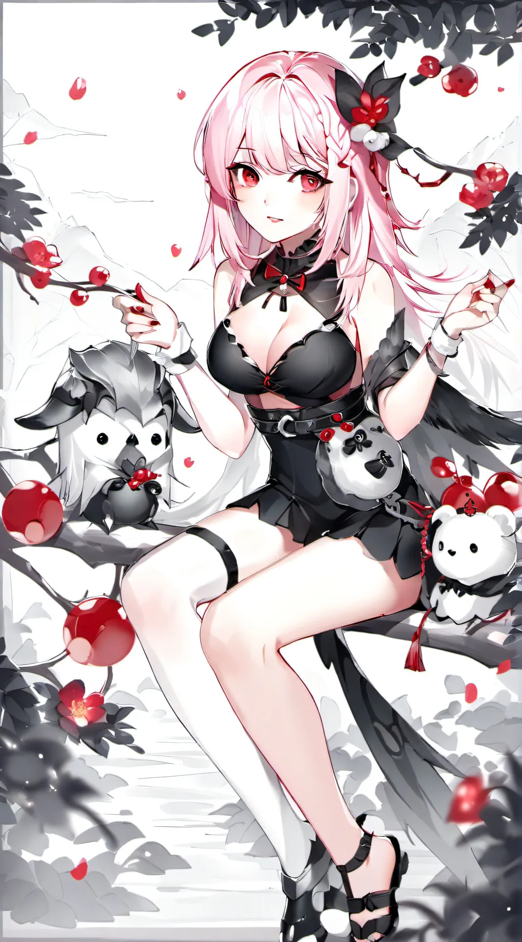 ai character: Inda and hakari background