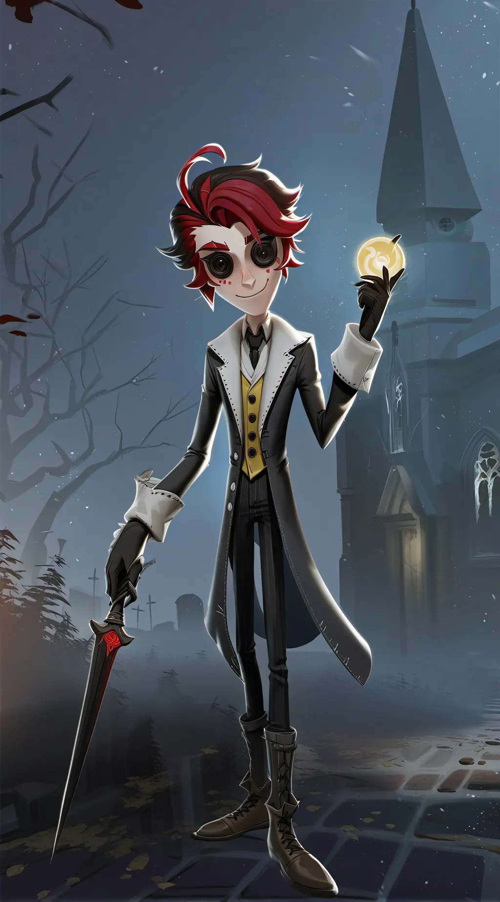 ai character: alastor  background