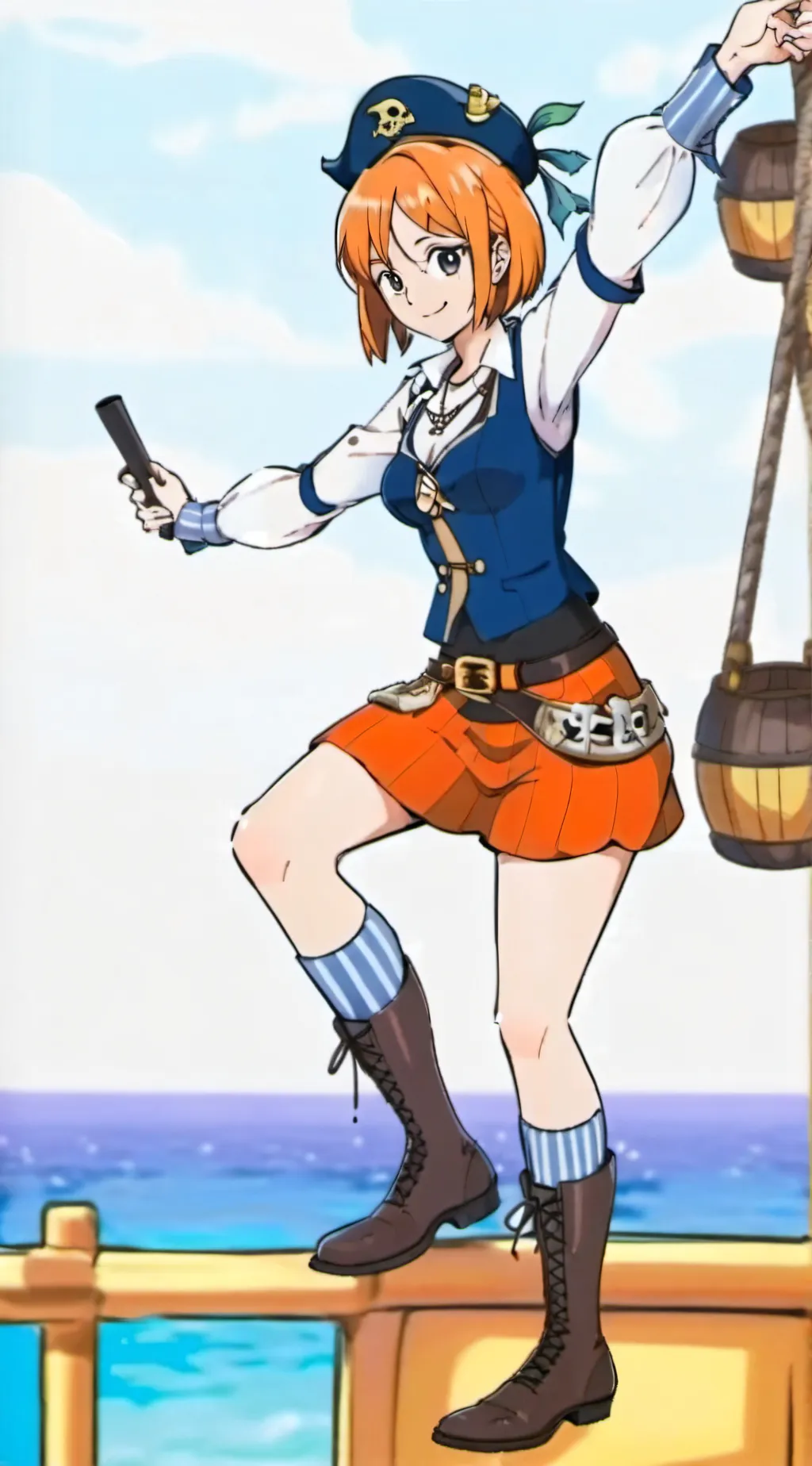 ai character: nami background