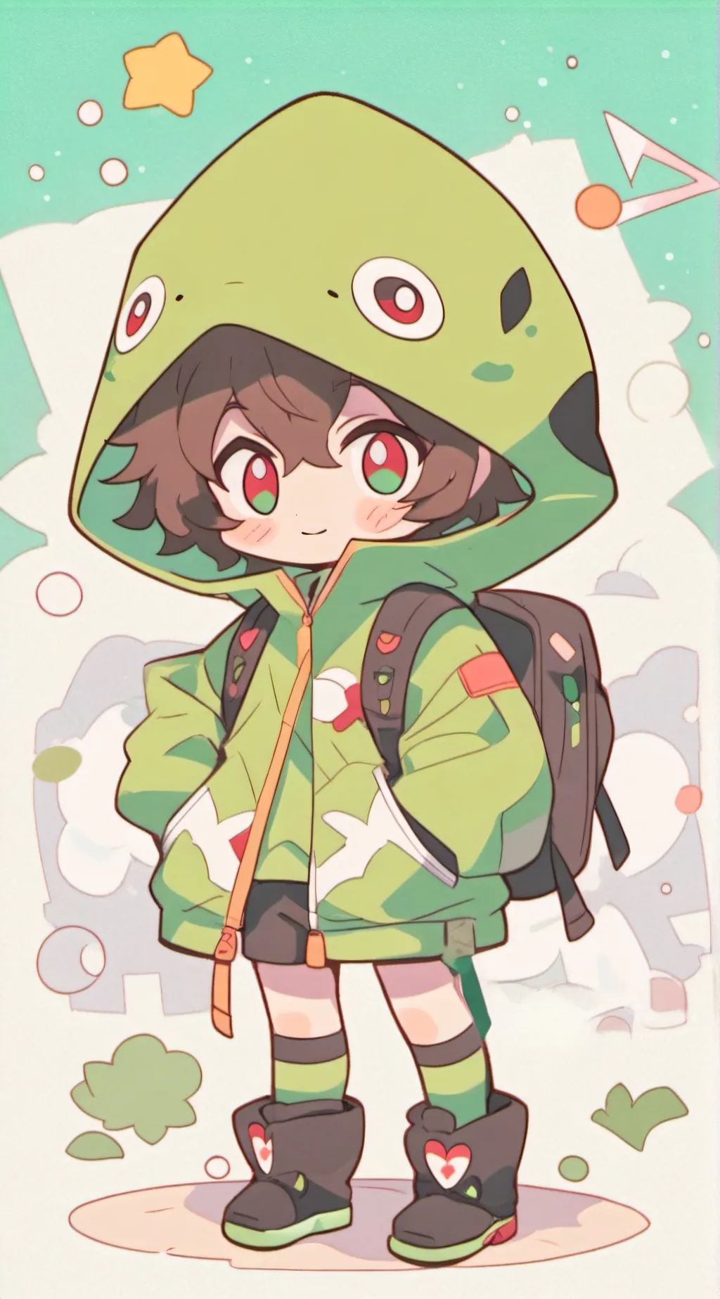 ai character: Cinnamunch background