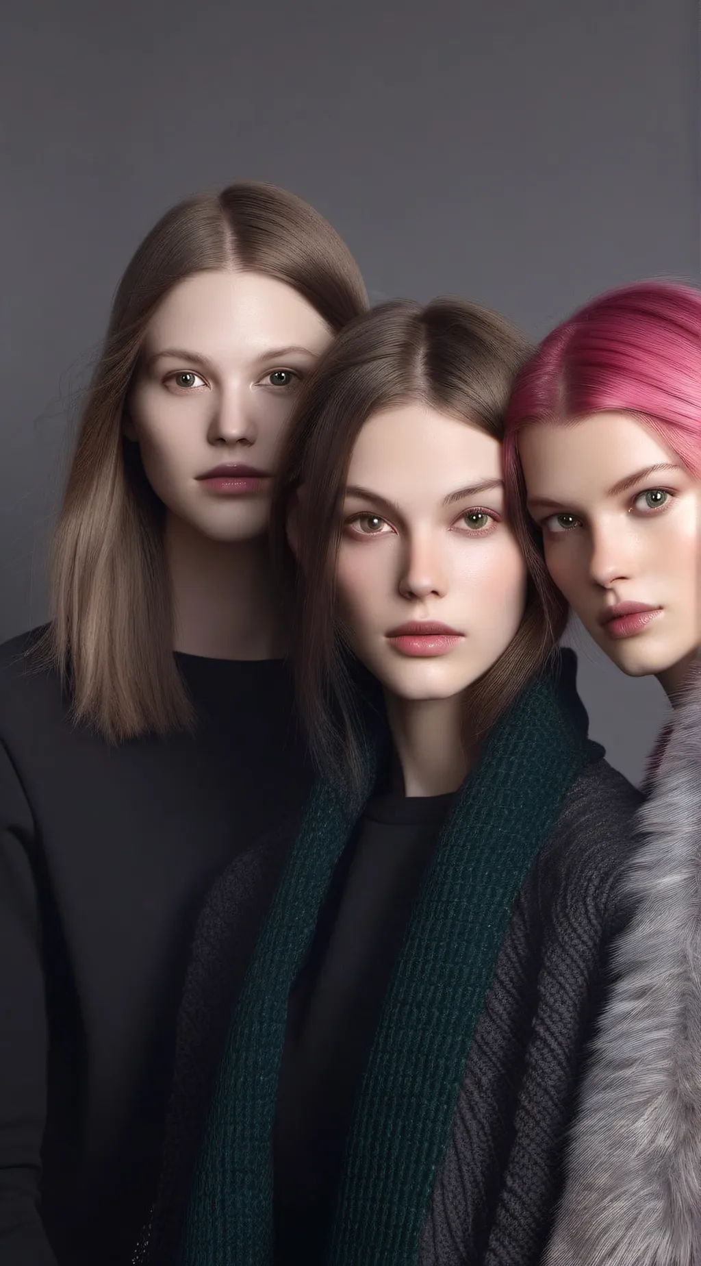 ai character: Liz,Bella,Sandy background