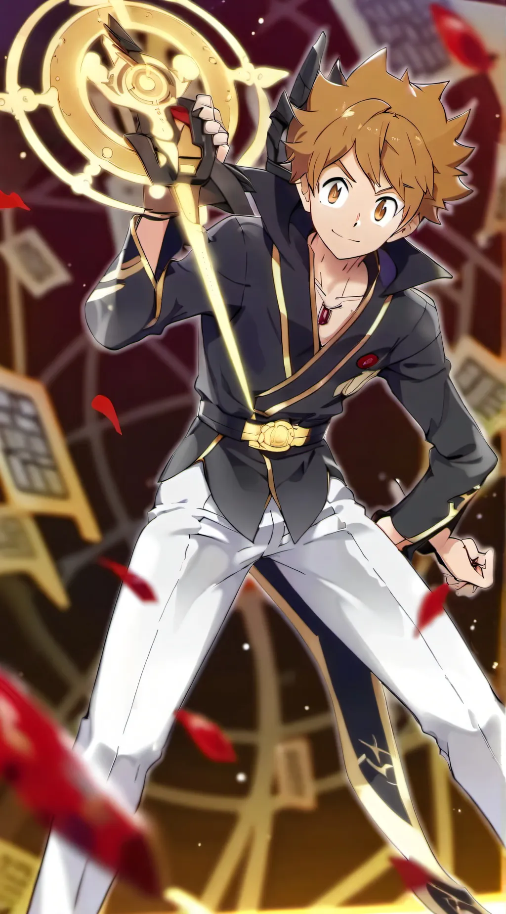 ai character: | Gray | background